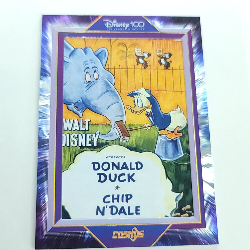 Donald Duck Chip N Dale Kakawow Cosmos Disney 100 All Star Movie Poster 280/288